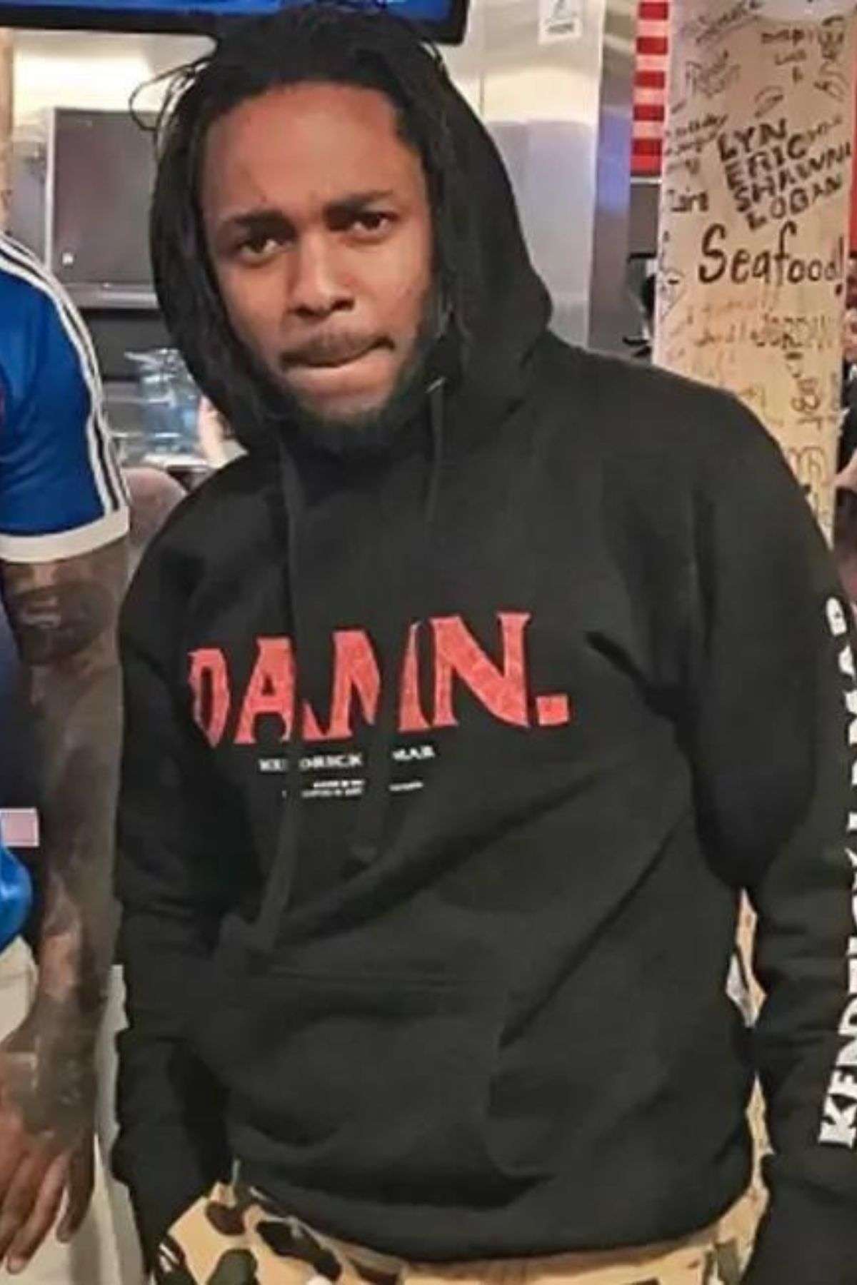 1-1-2.jpg Kendrick Lamar Kung Fu Kenny DAMN Black Hoodie - Image 1