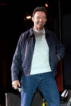 2024 COMIC-CON HUGH JACKMAN BLUE JACKET