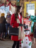 Jennifer Holloway On The 12th Date Of Christmas Coat