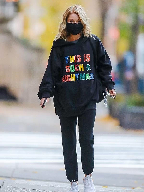 109kelly-ripa-this-is-such-a-nightmare-hoodie.webp Kelly Ripa This Is Such A Nightmare Hoodie - Image 1