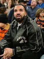 Drake Avirex Leather Jacket - Image 2