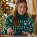 Twas the Date Before Christmas Amy Groening Green Sweater