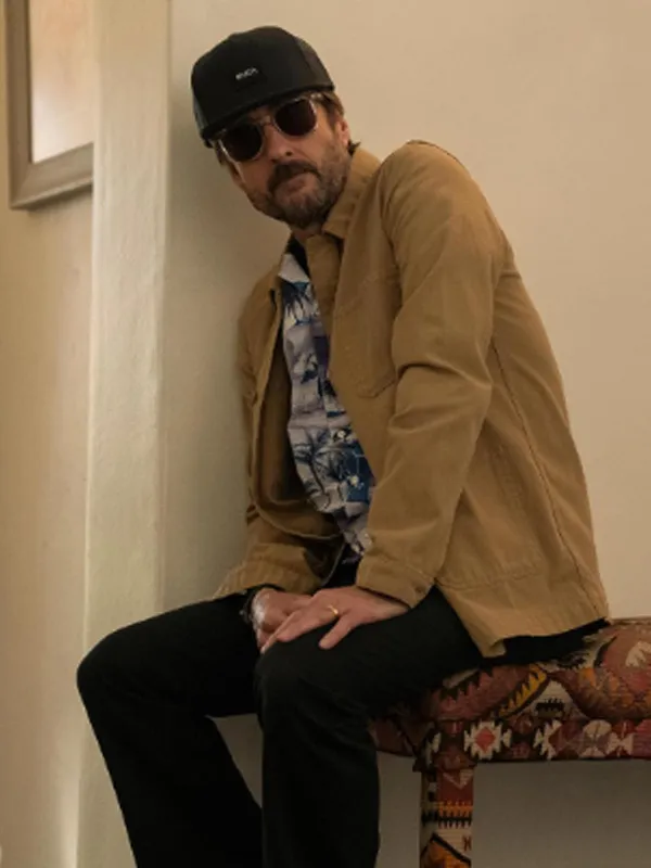 12.no-good-deed-jd-campbell-brown-cotton-jacket.webp No Good Deed JD Campbell Brown Cotton Jacket - Image 1