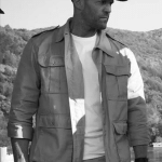 Jason Statham The Expendables 4 Beige Jacket
