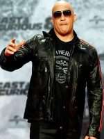 Fast and Furious 8 Vin Diesel Black Leather Jacket