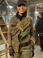 Sheila Shah The Expendables 4 Green Vest - Image 2