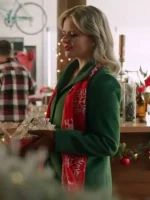 Andrea Brooks Snowy with a Chance of Christmas Green Coat - Image 5