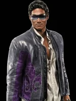 Johnny Gat Saints Row Grey Leather Jacket - Image 2