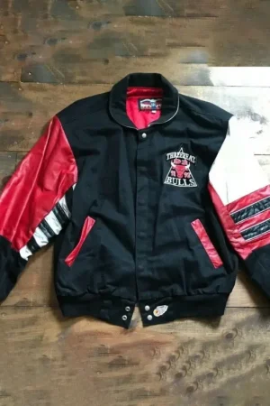 1993 Jeff Hamilton Chicago Bulls 3-Peat Championship Jacket