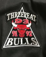 1993 Jeff Hamilton Chicago Bulls 3-Peat Championship Jacket