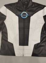 Radiant Black Leather Jacket - Image 3