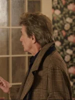 Only Murders In The Building S02 Oliver Putnam Plaid Coat - Image 2
