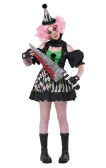 Womens Sweet But Psycho Clown Costume - Image 3
