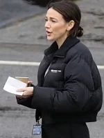Fool Me Once Maya Stern Black Puffer Jacket