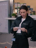 Fool Me Once Maya Stern Black Puffer Jacket
