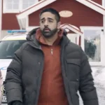 The Åre Murders Kardo Razzazi Brown Puffer Jacket