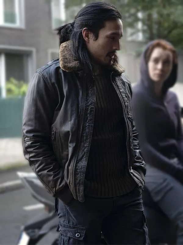 44-desmond-chiam-tfatws-black-leather-jacket.jpg Desmond Chiam TFATWS Black Leather Jacket - Image 1