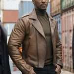 The Falcon and the Winter Soldier Anthony Mackie Brown Leather Jacket