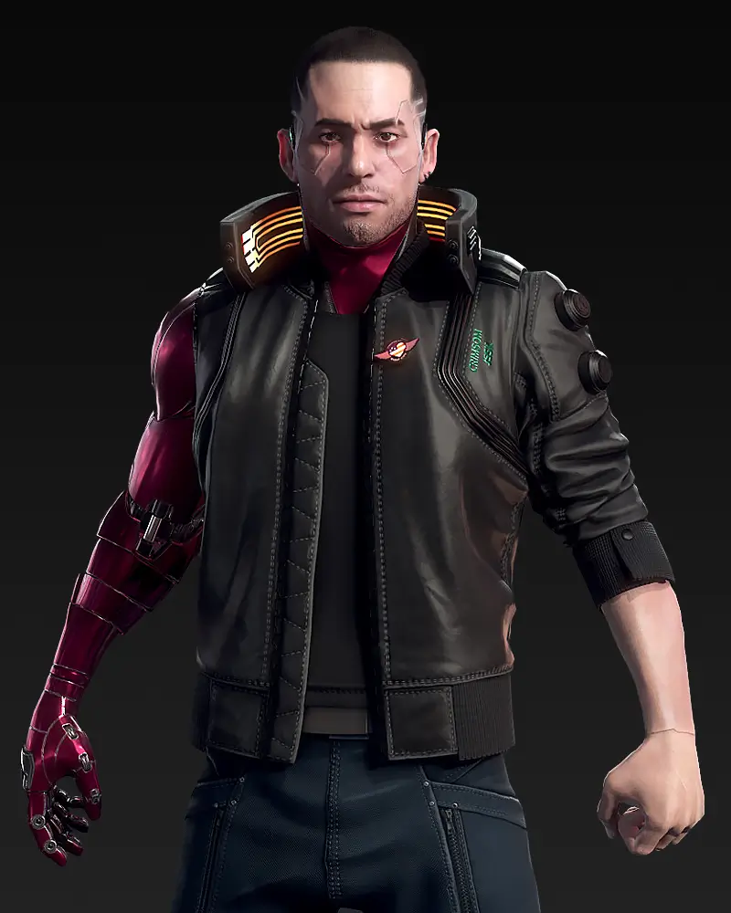 4night-city-dreamer-black-bomber-jacket-cyberpunk-2077.webp Night City Dreamer Black Bomber Jacket Cyberpunk 2077 - Image 1