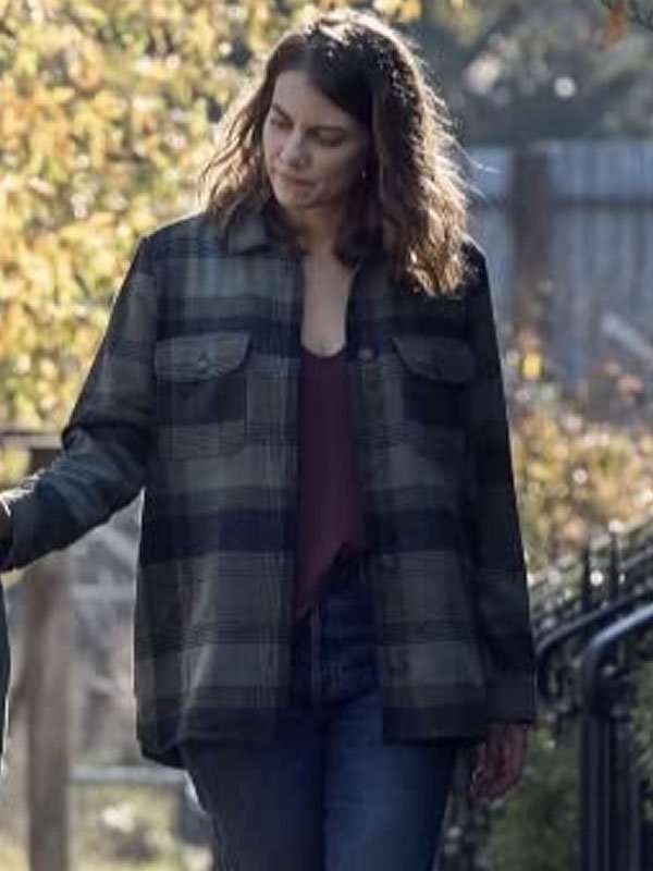 5.the-walking-dead-s10-maggie-rhee-flannel-plaid-jacket.jpg The Walking Dead S10 Maggie Rhee Flannel Plaid Jacket