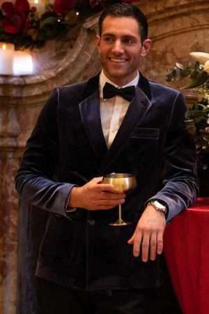 12 Dates Of Christmas S02 Garrett Marcantel Velvet Blazer