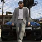 Ned Luke Grand Theft Auto V Grey Blazer