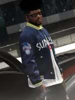 Johnny Klebitz Grand Theft Auto V Blue Jacket - Image 3