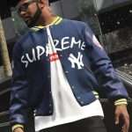 Johnny Klebitz Grand Theft Auto V Blue Jacket