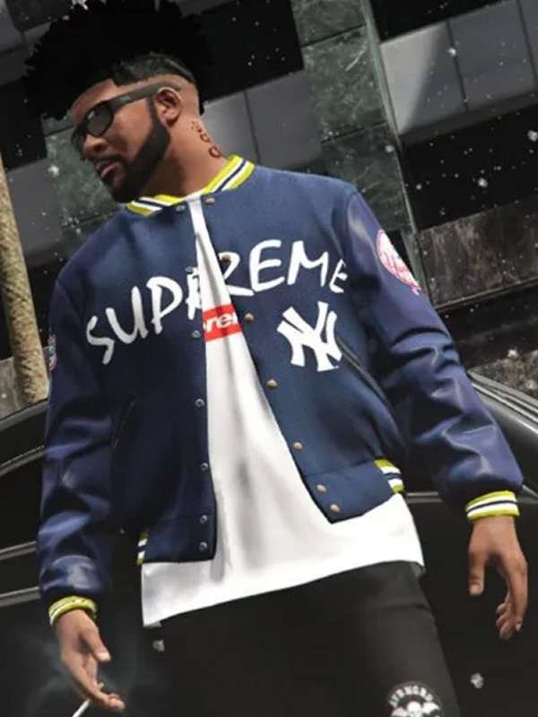 62johnny-klebitz-grand-theft-auto-v-blue-jacket.jpg Johnny Klebitz Grand Theft Auto V Blue Jacket - Image 1