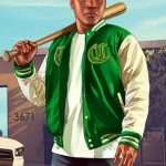 Franklin Clinton Grand Theft Auto V Green Jacket