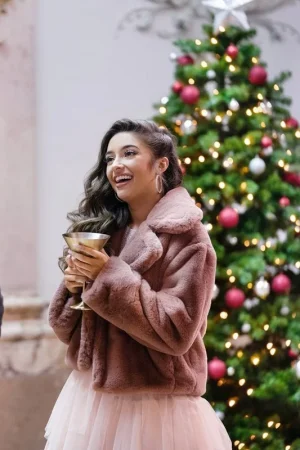 12 Dates Of Christmas Faith Fernandez Fur Jacket