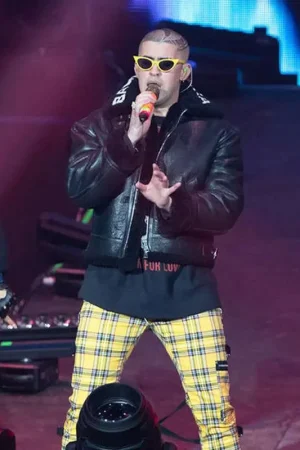 Bad Bunny Black Leather Jacket