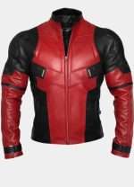 Deadpool 3 Red Leather Jacket