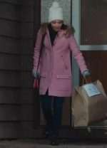 Jackie Howard My Life with the Walter Boys Pink Parka Coat