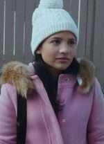 Jackie Howard My Life with the Walter Boys Pink Parka Coat - Image 4
