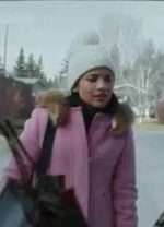Jackie Howard My Life with the Walter Boys Pink Parka Coat - Image 2