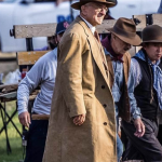 Killers of the Flower 2023 Moon Robert De Niro Trench Coat