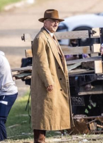 Killers of the Flower 2023 Moon Robert De Niro Trench Coat - Image 3