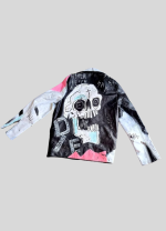Never Say Die Lil Peep Painted Jacket - Image 4