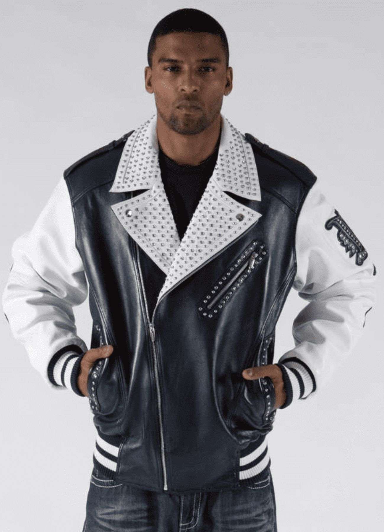 xr:d:DAF-jjjmU4k:87,j:6669125780357702136,t:24030416 Pelle Pelle Men Biker Plush Studded Jacket