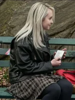 Nicole Bingham Power Book III Raising Kanan Black Leather Jacket