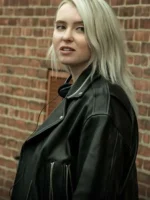 Nicole Bingham Power Book III Raising Kanan Black Leather Jacket - Image 2