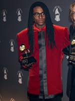 Girl You Know It’s True Tijan Njie Red Jacket - Image 2