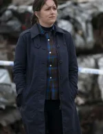 Shetland S07 DS Alison McIntosh Blue Cotton Coat - Image 2