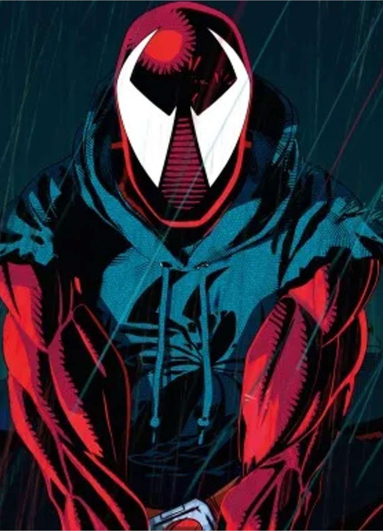 Spider-Man-Across-the-Spider-Verse-Ben-Reilly-Hoodie-Vest-01.jpg Spider-Man: Across the Spider-Verse Ben Reilly Hoodie Vest - Image 1