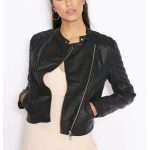 Ariana Grande Black Leather Jacket