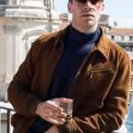 Armie Hammer The Man From Uncle Illya Kuryakin Suede Jacket