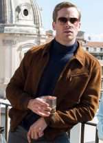 Armie Hammer The Man From Uncle Illya Kuryakin Suede Jacket