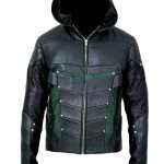 Arrow Season 4 Oliver Queen Leather Jacket