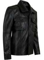 Brad Pitt Friends Season 8 Black Leather Jacket